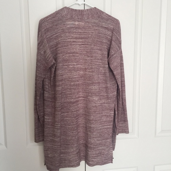 Lou & Grey Spacedyed Purple Open Cardigan XS - Picture 3 of 4